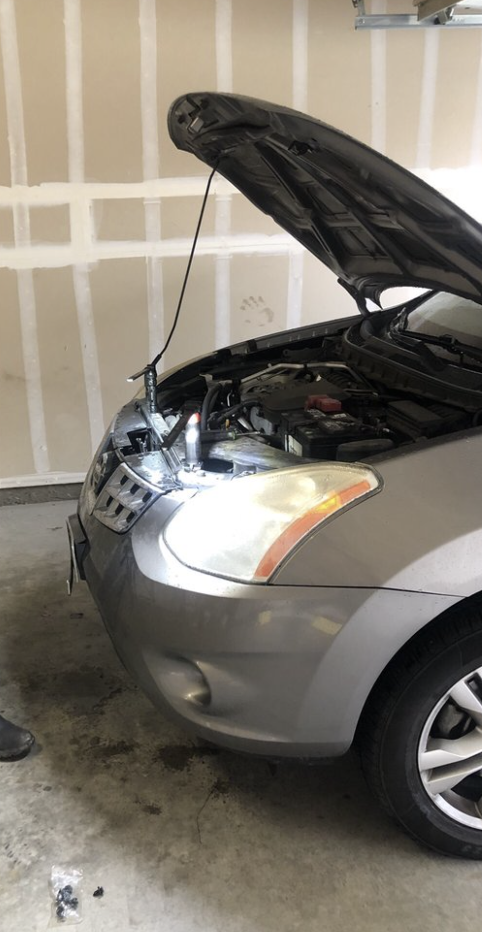 this image shows onsite light body repair in Raleigh, NC